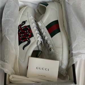 Gucci ace snake sneakers 11 men NEW